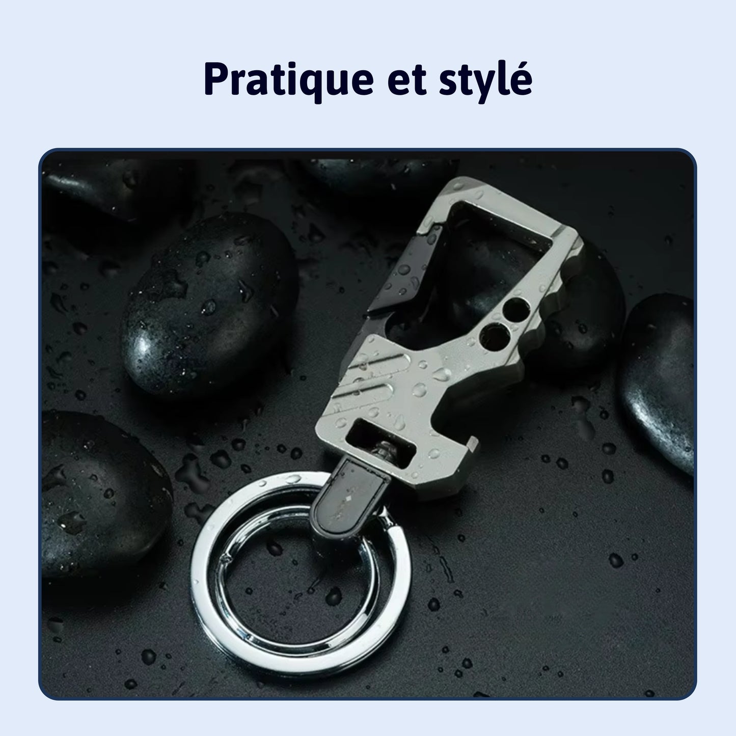 Mousqueton multifonction