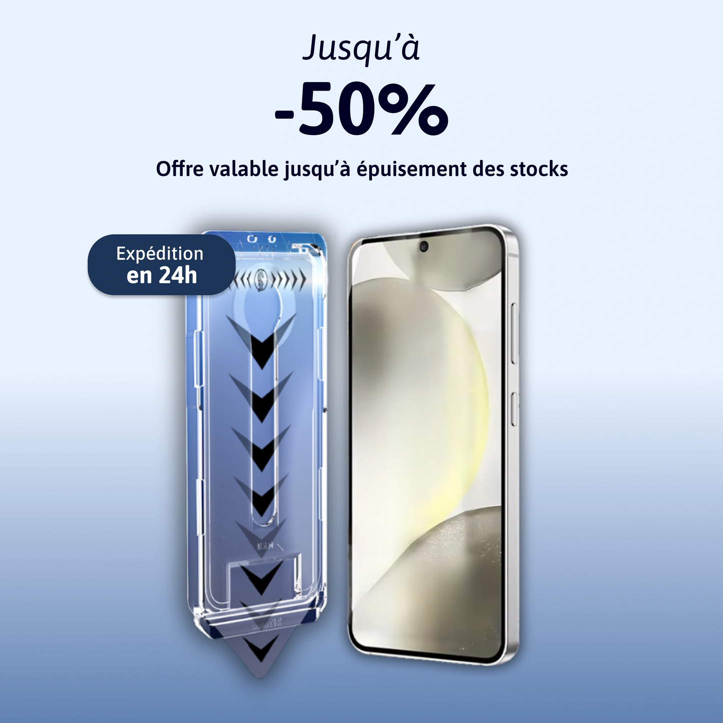 Protection d'écran 3 en 1 - Samsung-S