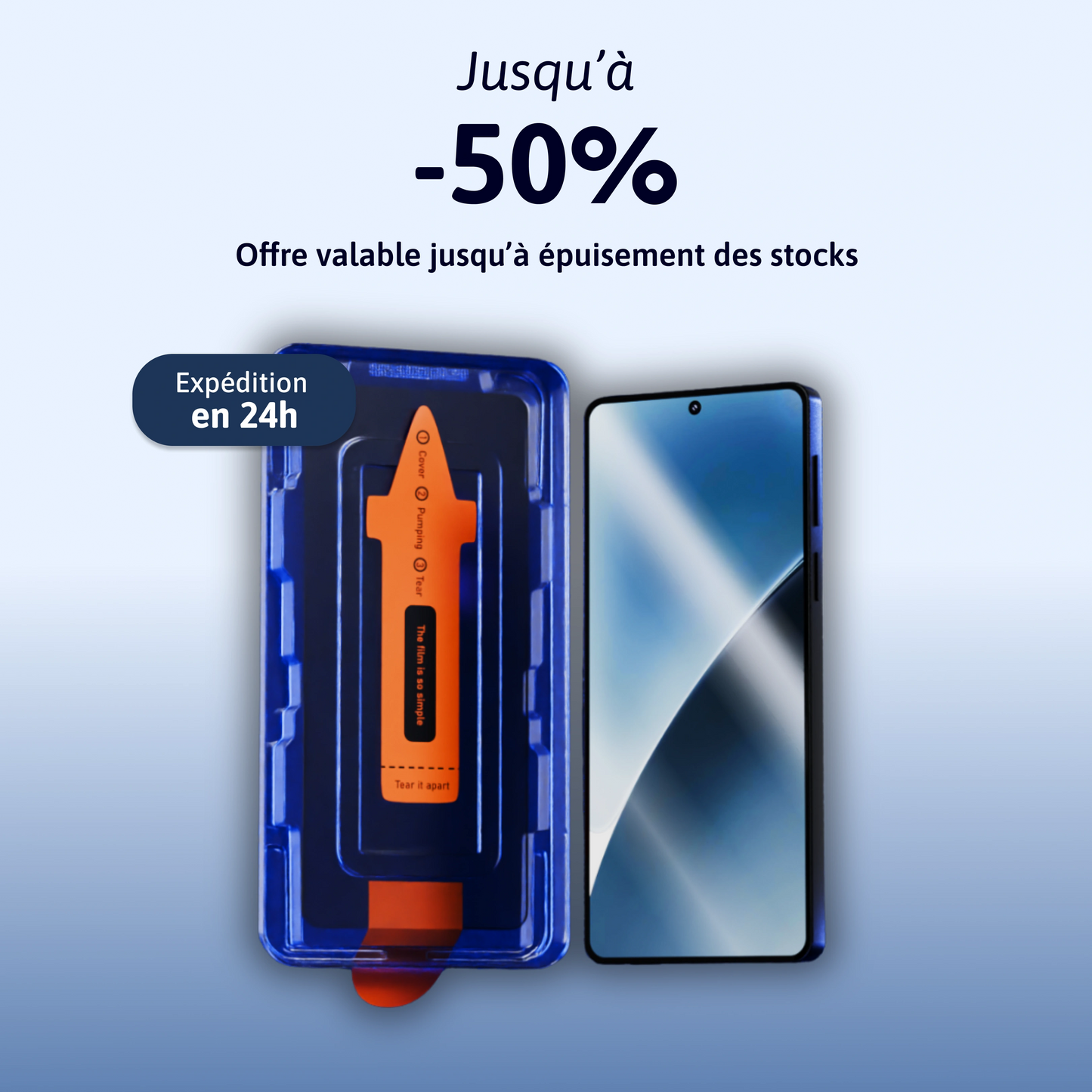 Protection d'écran 3 en 1 - Autres Marques