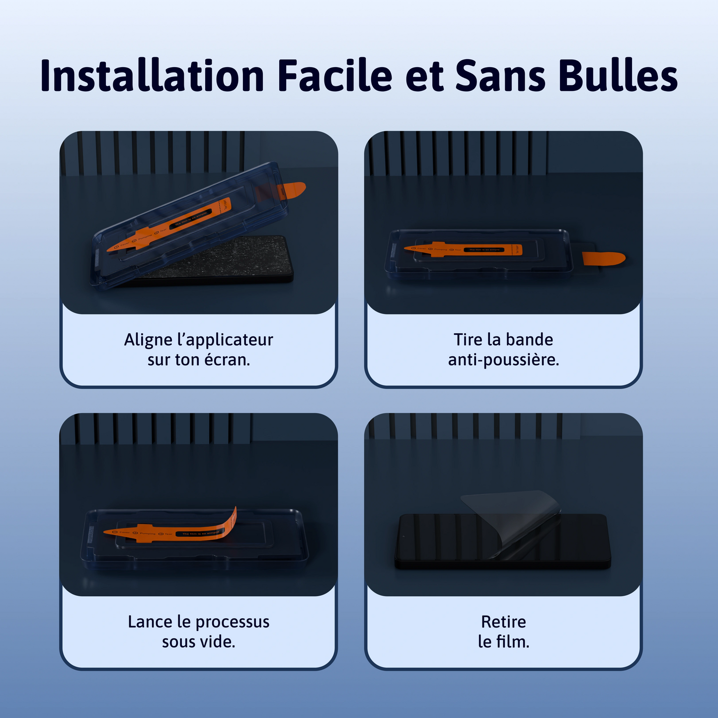 Protection d'écran 3 en 1 - Autres Marques