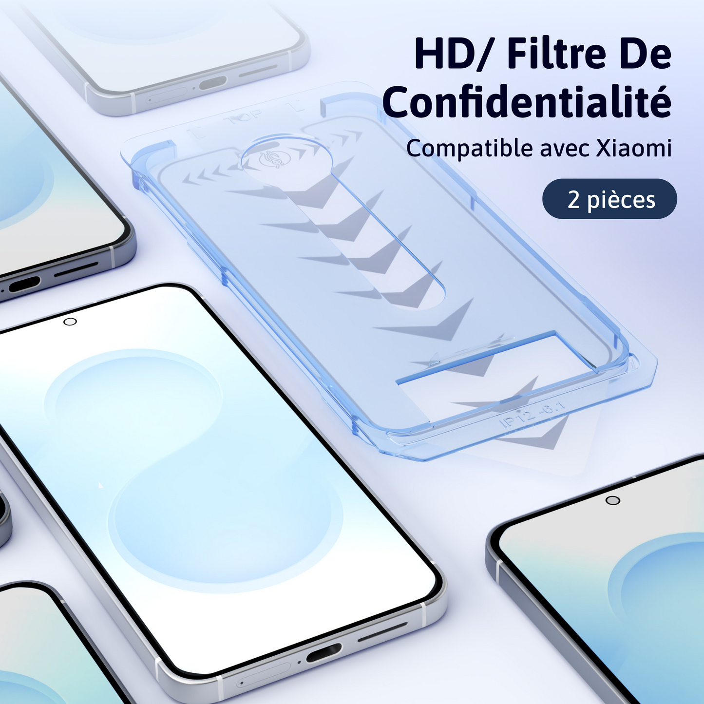 Protection d'écran 3 en 1 - Xiaomi/Redmi/Poco (Lot de 2)