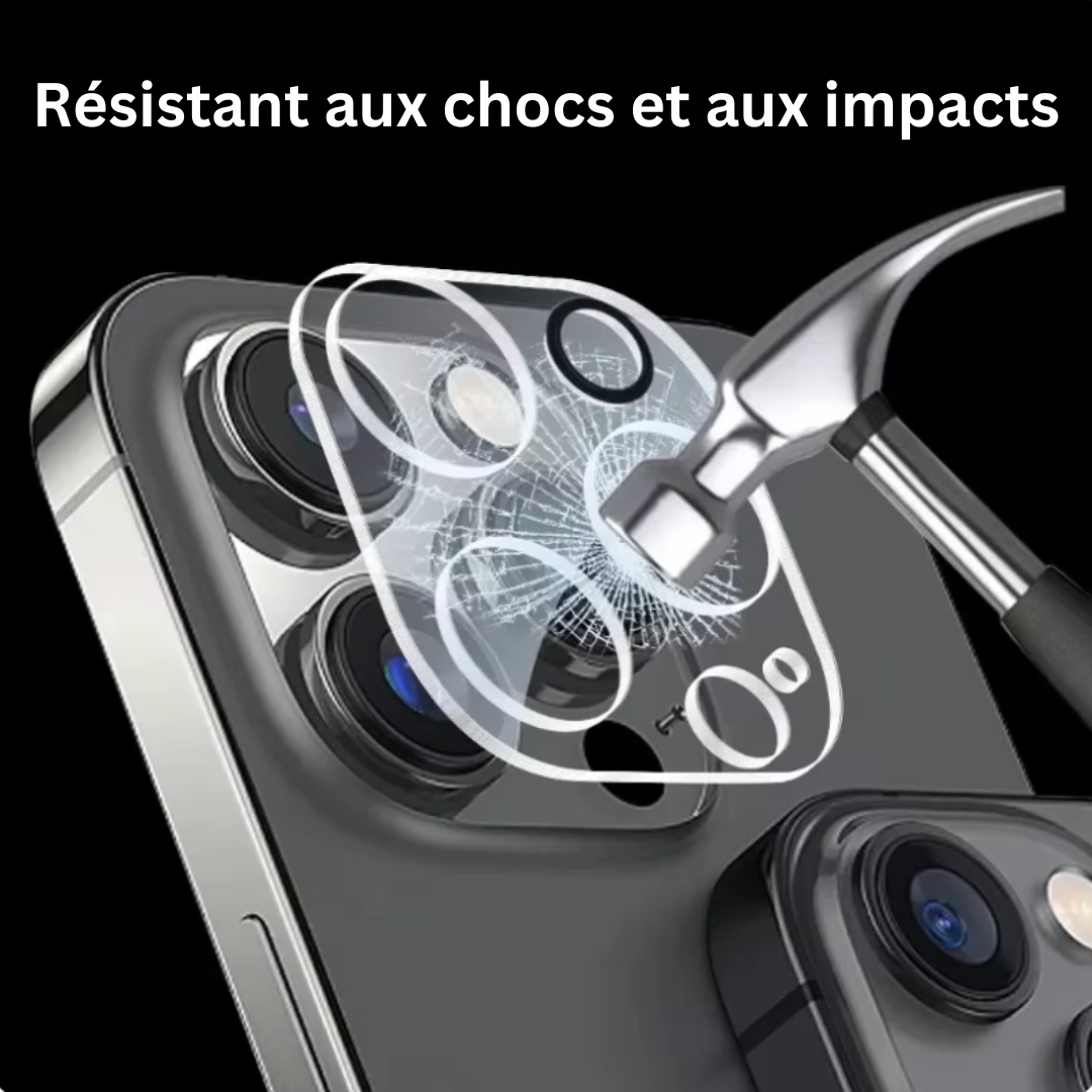 Protection complète de l'appareil photo de l'iPhone (2 pièces)