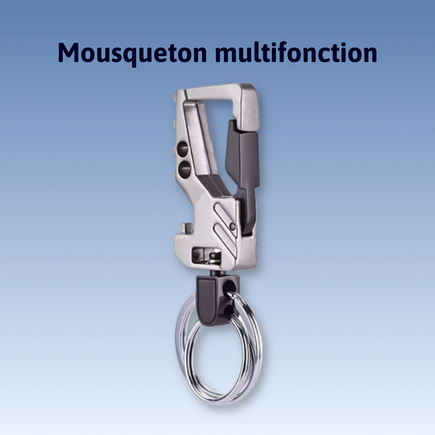 Mousqueton multifonction
