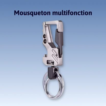 Mousqueton multifonction