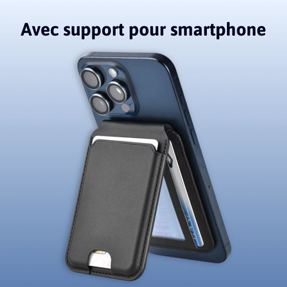 Portefeuille en cuir pliable