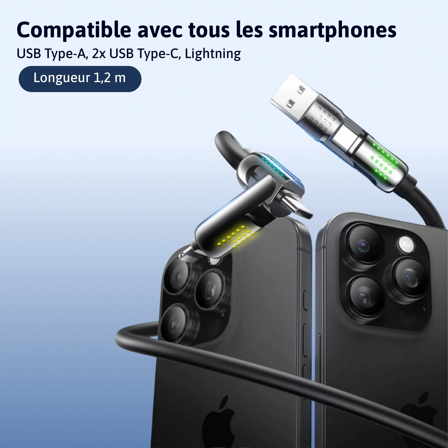 Câble de charge 4 en 1