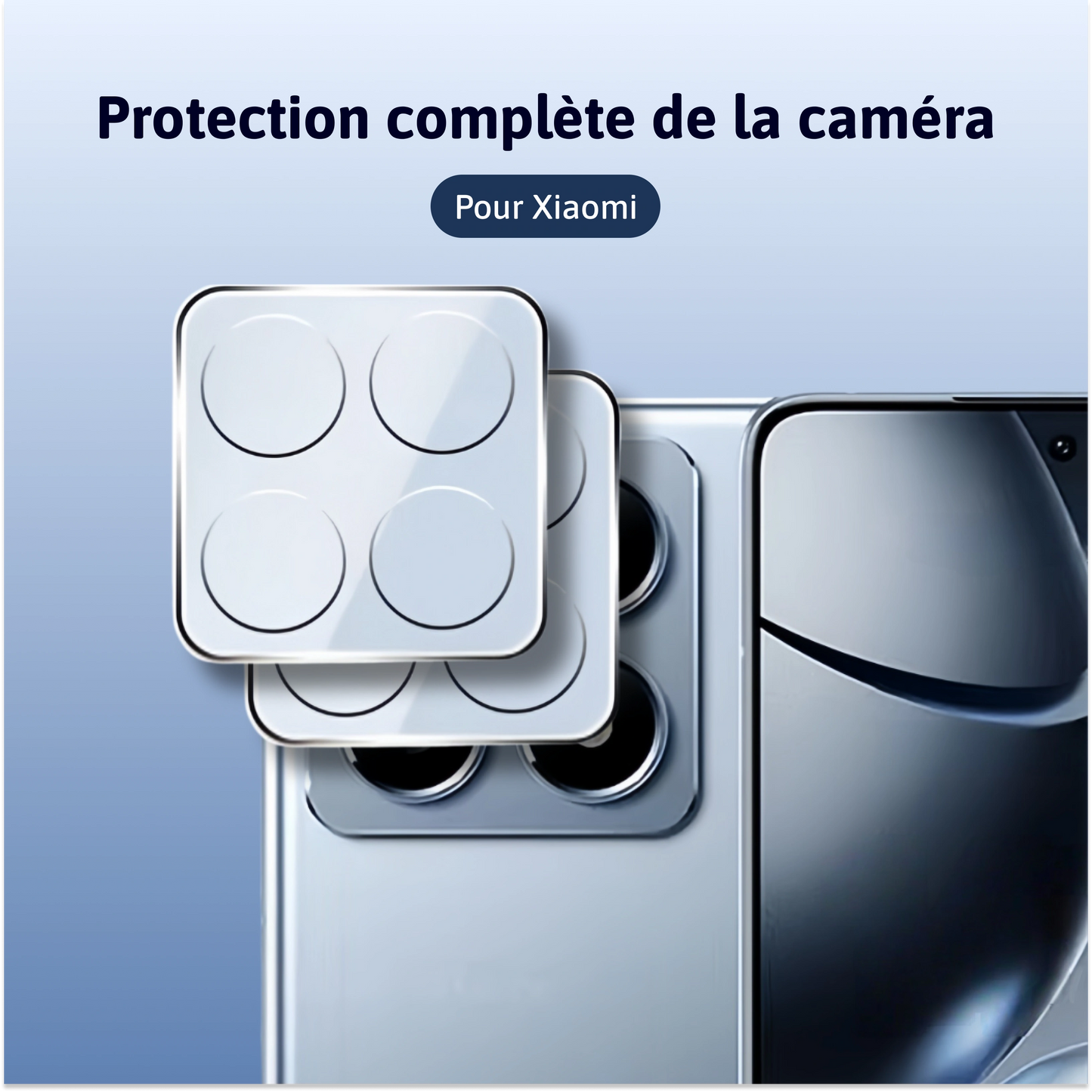 Protection complète de la caméra Xiaomi (2 pièces)