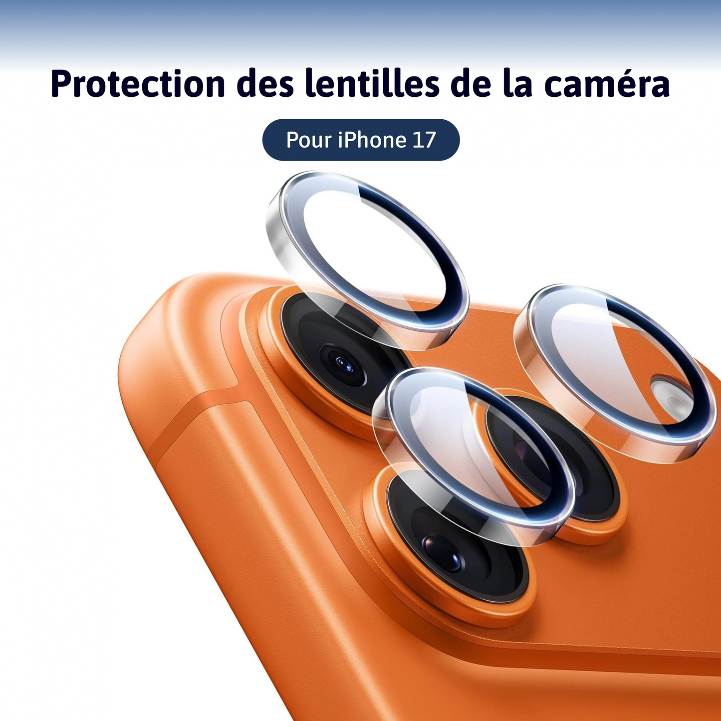Protection des lentilles de la caméra 17/ Air/ Pro/ Pro Max