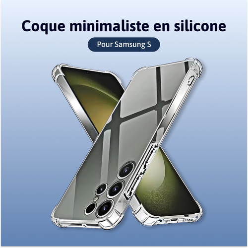 Coque minimaliste en silicone Samsung S