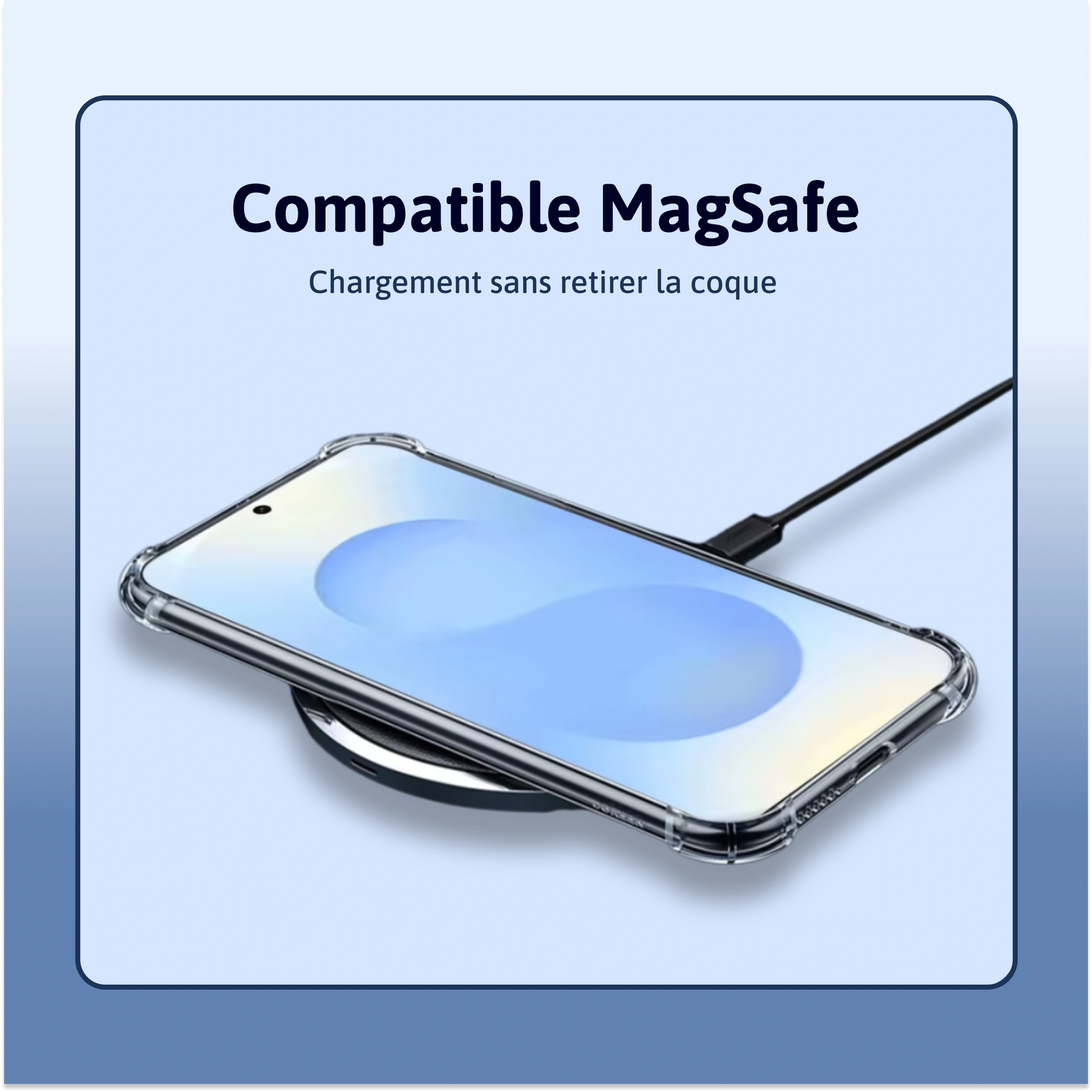 Coque minimaliste en silicone Samsung S