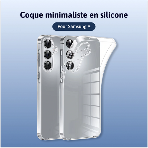 Coque minimaliste en silicone - Samsung A