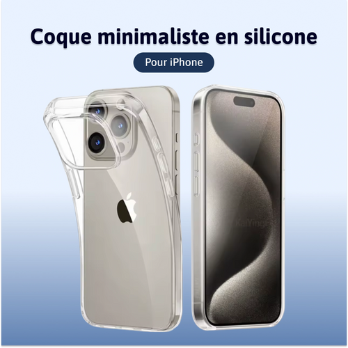 Coque minimaliste en silicone