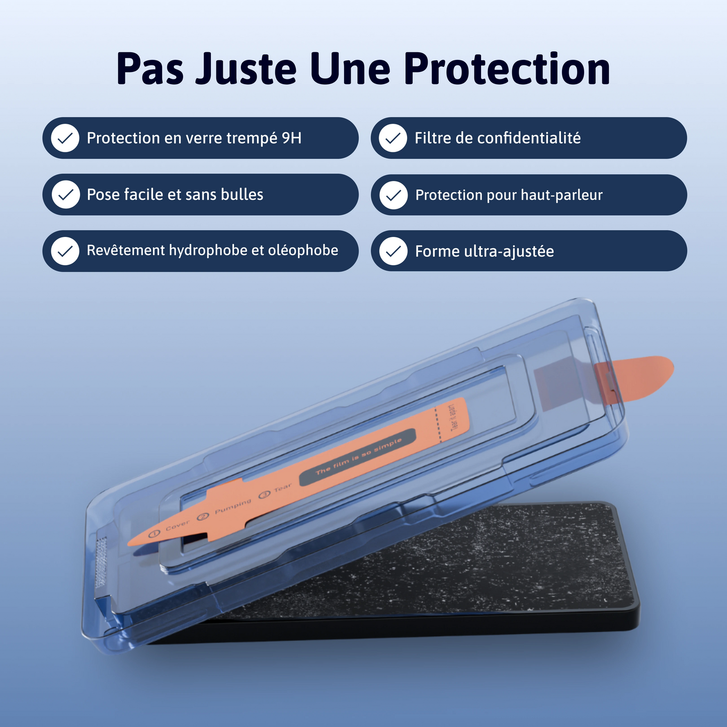 Protection d'écran 3 en 1 - Xiaomi/Redmi