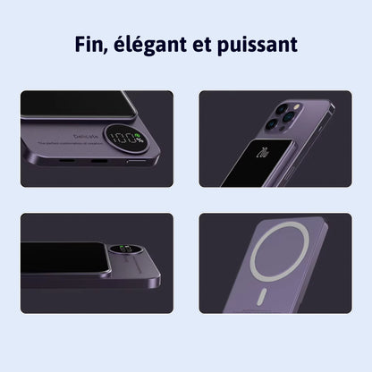 Powerbank magnétique et sans fil