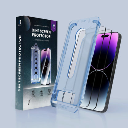 Protection d'écran 3 en 1 - iPhone