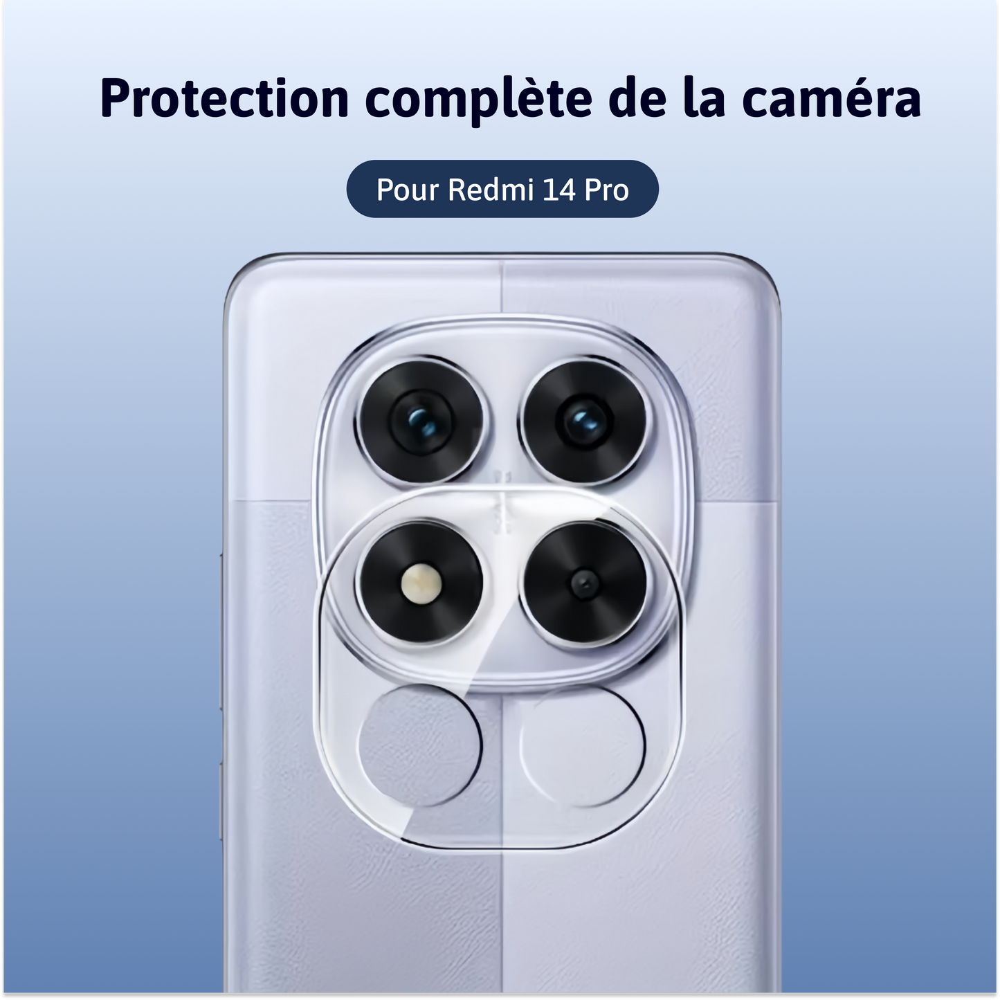Protection complète de la caméra Redmi 14 Pro