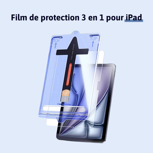 Film de protection 3 en 1 pour iPad