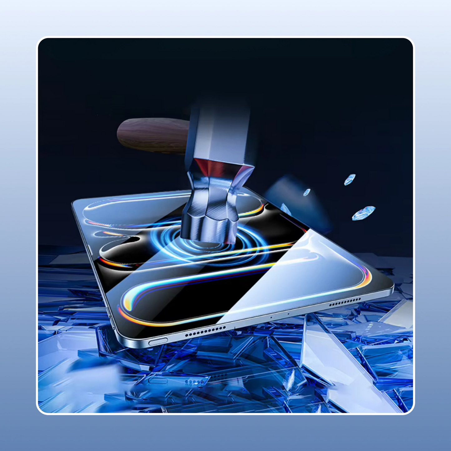 Film de protection 3 en 1 pour iPad